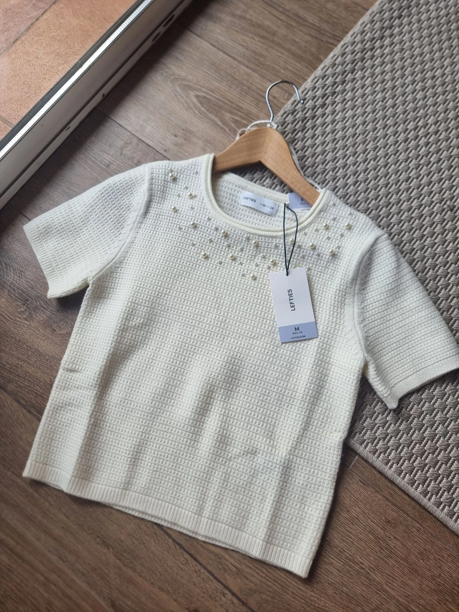 Camiseta perlas